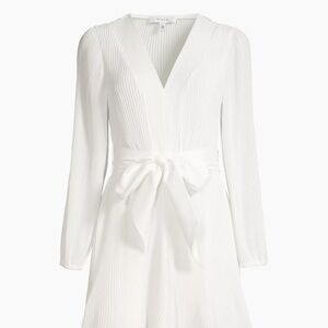 NWT Milly Liv Pleated Dress - Size 4, White